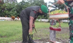 Peringati Hari Juang Kartika TNI AD, Kodim 1206/PSB Ziarah ke Taman Makam Pahlawan