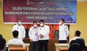 Wabup Tinjau Seleksi Penerimaan Calon Tenaga Kontrak Dinkes Kabupaten Kapuas Hulu