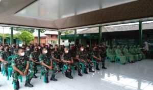 Tingkatkan Disiplin Prajurit, Kodim 0402/OKI Gelar Penyuluhan Hukum dan Bintal