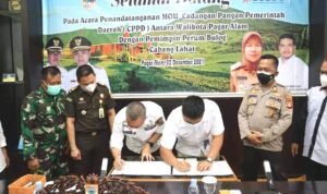 Pemkot Pagar Alam MoU CPPD dengan Perum Bulog Lahat