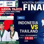 Gelar Nobar, HMI Cabang Palembang Dukung Penuh Timnas