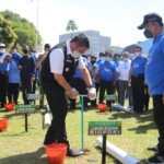 Herman Deru Luncurkan Gerakan 10.000 Biopori Minimalisir Genangan Air di Palembang