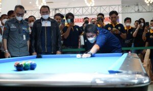 Buka Turnamen Nine Ball Gubernur Sumsel Cup, Herman Deru Siapkan Hadiah Satu Unit Mobil
