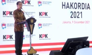 Presiden Jokowi: Meski Kasus Korupsi Besar Tertangani, KPK Jangan Berpuas Diri