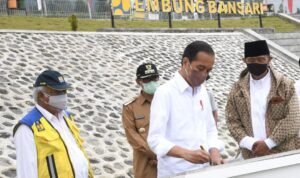 Kunker ke Jawa Tengah, Presiden Jokowi Resmikan Empat Embung