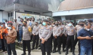 Polres Padangsidimpuan Kawal Unras Massa PP di Kantor DPRD