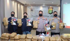 Ganja Setengah Ton Untuk Pasokan Malam Nataru Diamankan Polres Metro Jakarta Barat