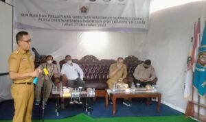 Sekda Lahat Hadiri Pelantikan Pengurus SIWO dan Pengurus Koperasi PWI Lahat