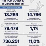 Update Perkembangan Data Kasus dan Vaksinasi Covid-19 DKI Jakarta Per 5 Januari 2021