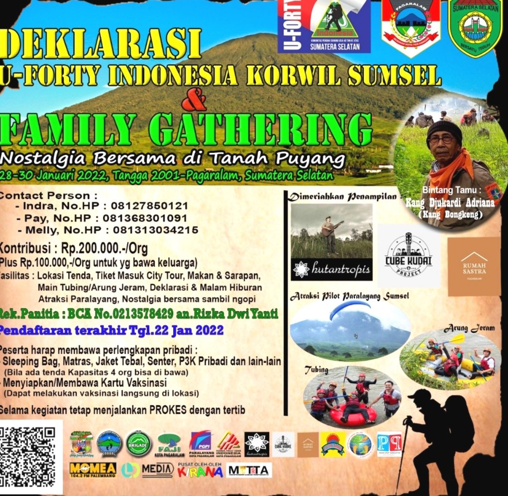 Selain Diminati Ratusan Peserta, Deklarasi U-Forty Korwil Sumsel Dibanjiri Ucapan