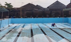 Proyek Pembangunan Kolam Renang di Desa Plandaan Tulungagung, Kades Fauzi: Status Tanah Milik Desa