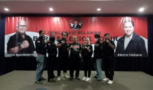 Baret Purwakarta Dukung Penuh, Erik Tohir Pada Pilpres 2024