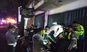 Belasan Sepeda Motor Terjaring Patroli Blue Light Satlantas Polres Tulungagung