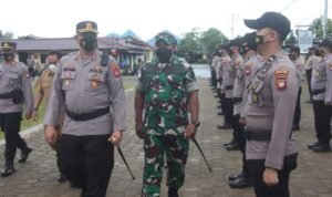 Dandim 1206/PSB Hadiri Apel Antisipasi Bencana Alam di Polres Kapuas Hulu