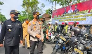 Apel Gelar Pasukan Pamor Keris, Kapolres Tulungagung Beberkan Langkah Antisipasi Terjadinya Varian Omicron
