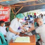 Lakukan Vaksinasi Dosis Booster, Kapolres Fakfak: Saya Jadi Contoh