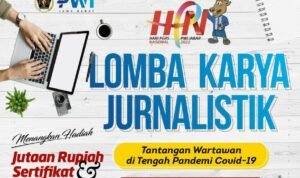 Semarak HPN 2022, PWI Jabar Gelar Lomba Menulis Artikel Bagi Jurnalis