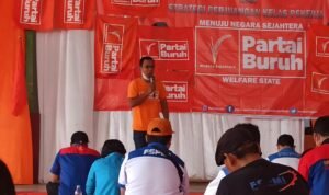 Deklarasi Partai Buruh Purwakarta, Wahyu Hidayat: Jadi 3 Besar Bukan Hal yang Mustahil