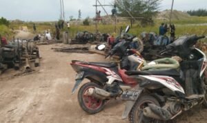 Hutan Lindung Kuarsa Desa Teluk Limau Kembali Dipenuhi Penambang Ilegal