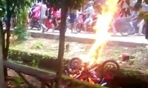 Jambret, Dua Warga Tegal Binangun Nyaris Tewas Dibakar Massa