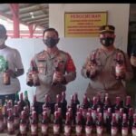 Tekan Kejahatan, Polsek SU II Gelar Razia Miras