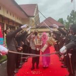 Tradisi Pedang Pora, Sambut Kapolres Lahat AKBP Eko Sumaryanto