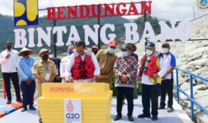 Hari Ini Presiden Joko Widodo Resmikan Bendungan Bintang Bano