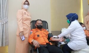 HUT Basarnas Ke-50, Kantor Pencarian dan Pertolongan Palembang Gelar Donor Darah