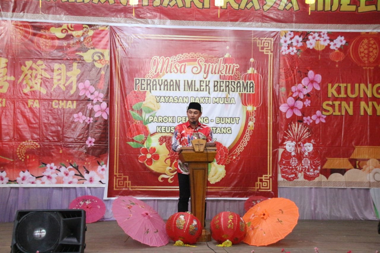 Misa Syukur Imlek 2573, Wabup Kapuas Hulu: Pentingnya Keterbukaan