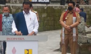 Kunker ke Samosir, Jokowi Resmikan 2 Objek Wisata