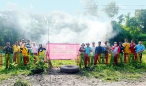 Jumat Bersih Kelurahan, Exs TPS Karang Raja Bakal Dibangun Taman dan Kebun KWT