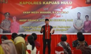 Pisah Sambut Kapolres Kapuas Hulu, Wabup Wahyudi Hidayat Sampaikan Ini