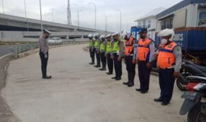 Kasubnit 1 Turjawali Polresta Bandung Pimpin Apel Petugas Gabungan
