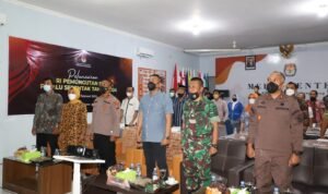 Wabup Tulungagung Hadiri Peluncuran Hari Pemungutan Suara Pemilu Serentak Tahun 2024