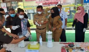 Kejari Prabumulih Musnahkan BB 70 Kasus Narkoba
