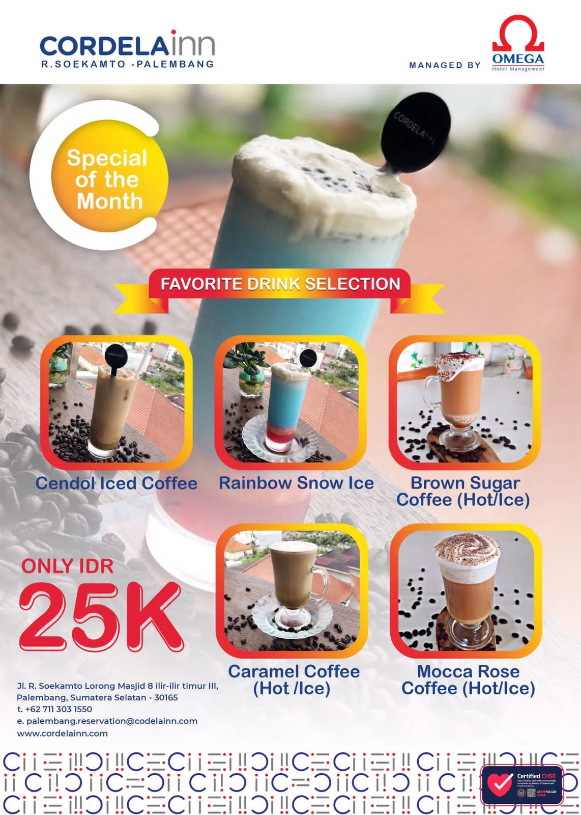 Berikut Menu 'Special of The Month' Cordela Inn Palembang