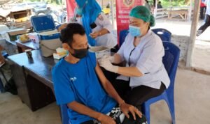 Kejar Herd Immunity, Binda Sumsel Lakukan Vaksinasi ke Warga Pangkalan Benteng Banyuasin