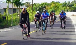 Tingkatkan Herd Immunity, Danrem 121/ABW Ajak Masyarakat Gowes