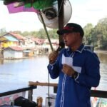 Wabup Kapuas Hulu Buka Lomba Sampan Bidar Putri di Dusun Mungguk Batu