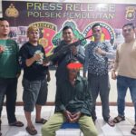 Simpan Senpira Laras Panjang, Mat Nur Diamankan Tim Crocodile Polsek Pemulutan