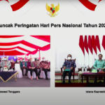 Hadiri Puncak HPN 2022, Presiden Jokowi Apresiasi Insan Pers yang Terus Membangun Optimisme di Tengah Pandemi