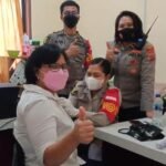 Lanjutan Vaksinasi, Polsek Tuntungan Gelar Vaksin Booster Seluruh Anggota