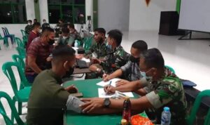 Yonif RK 644/Wls Menjadi Sasaran Terakhir Vaksinasi Kodim 1206/Psb