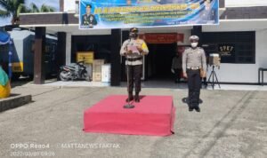 Kapolres Fakfak Pimpin Apel Gelar Operasi Keselamatan Mansinam 2022
