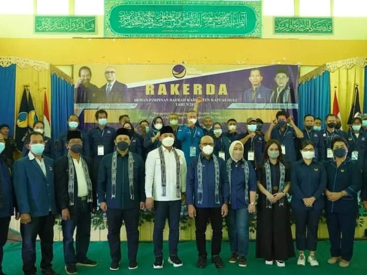 Hadiri Rakerda NasDem Kapuas Hulu, Wabup Wahyudi Hidayat: Ajang Silaturahmi