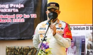 Milangkala Satpol-PP dan Linmas Kabupaten Purwakarta, Diisi dengan Bakti Sosial