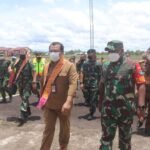 Dandim 1206/Psb Sambut Kedatangan Tim Kemenko Polhukam RI di Kapuas Hulu