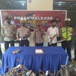 Polsek Sako dan Polrestabes Palembang Sita 141 Knalpot Brong