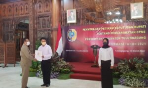 159 CPNS Terima SK Pengangkatan, Begini Harapan Bupati Tulungagung