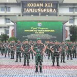 Danrem 121/Abw Hadiri Rapim TA 2022 Kodam XII/Tpr